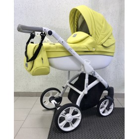 Детская коляска Roan Bass Soft Eco (желтая) 2в1 или 3в1